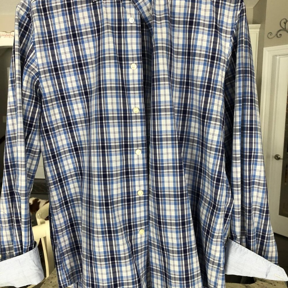 Egara non-iron slim fit LS button down shirt